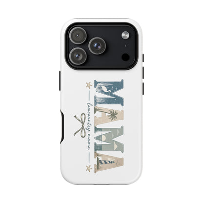 "Lowcountry Mama" Coastal Vibes Phone Case – Coastal Mom Marsh Style Phone Cover