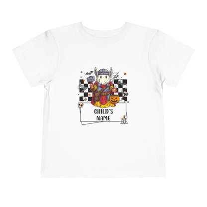 Customizable Thor Spooky Superhero Halloween Toddler Tee