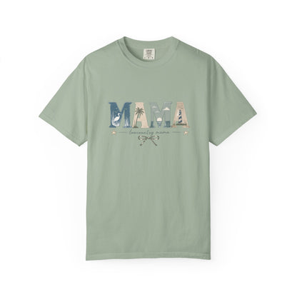 "Lowcountry Mama" Marsh Mama Graphic T-Shirt — 'Mama' Coastal Script Tee
