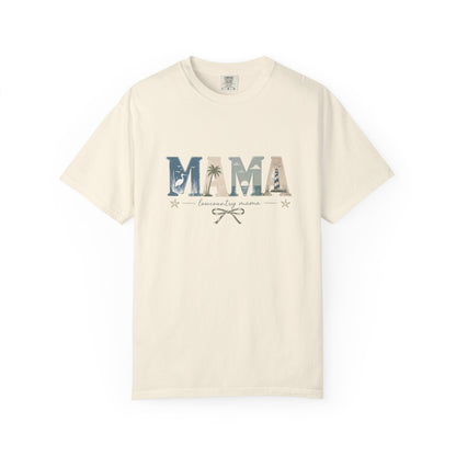 "Lowcountry Mama" Marsh Mama Graphic T-Shirt — 'Mama' Coastal Script Tee