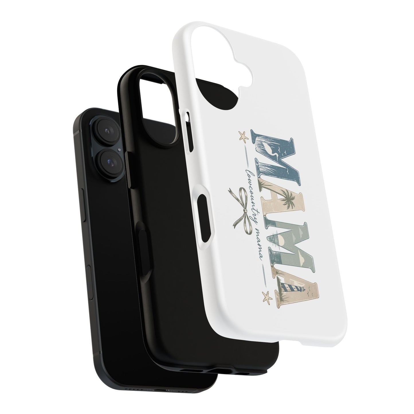 "Lowcountry Mama" Coastal Vibes Phone Case – Coastal Mom Marsh Style Phone Cover