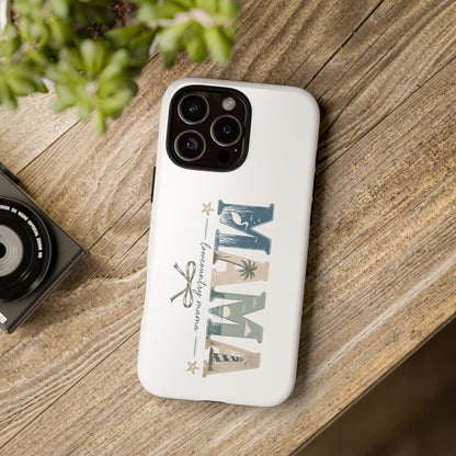 "Lowcountry Mama" Coastal Vibes Phone Case – Coastal Mom Marsh Style Phone Cover