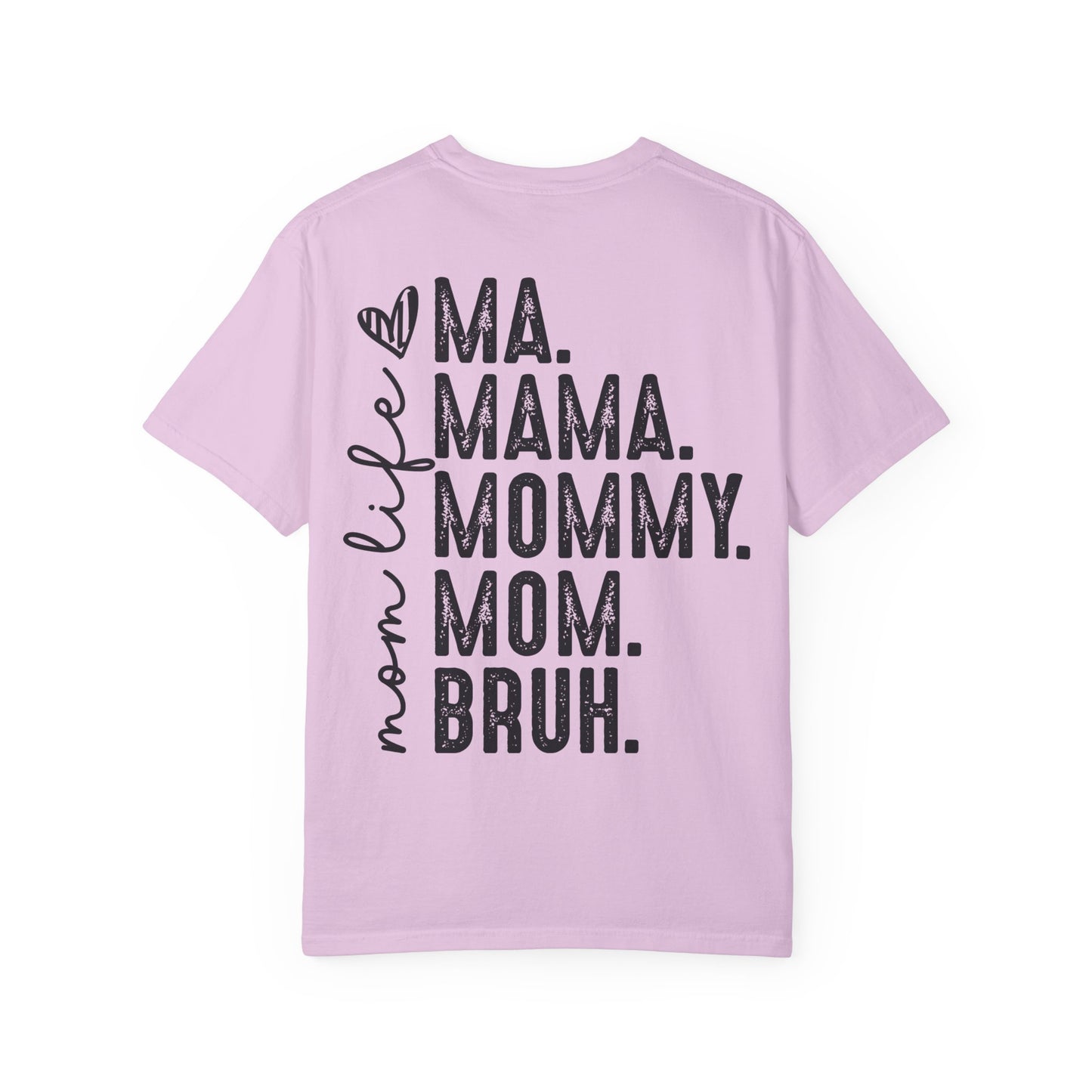 BRUH. T‑Shirt — “formerly known as mom” Funny Graphic Tee Black Script