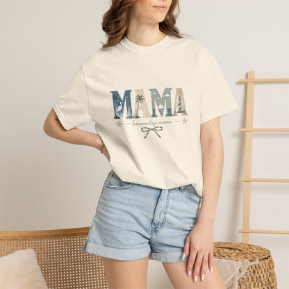 "Lowcountry Mama" Marsh Mama Graphic T-Shirt — 'Mama' Coastal Script Tee