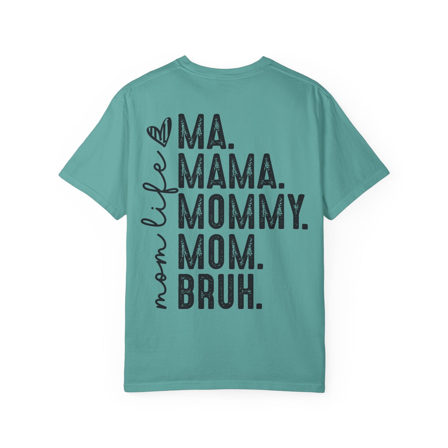 BRUH. T‑Shirt — “formerly known as mom” Funny Graphic Tee Black Script