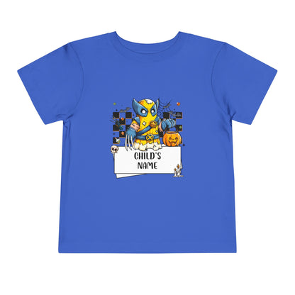 Customizable Wolverine Spooky Superhero Halloween Toddler Tee