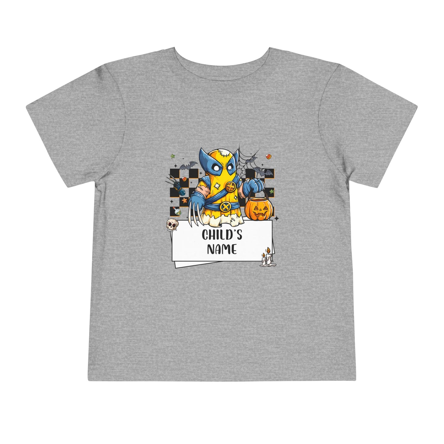 Customizable Wolverine Spooky Superhero Halloween Toddler Tee