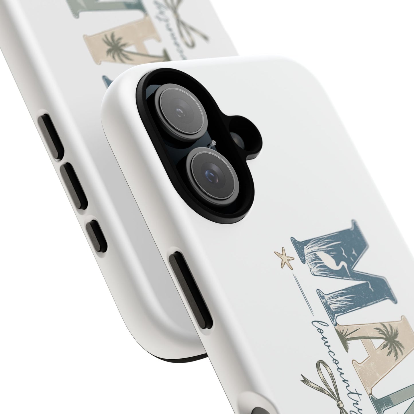 "Lowcountry Mama" Coastal Vibes Phone Case – Coastal Mom Marsh Style Phone Cover
