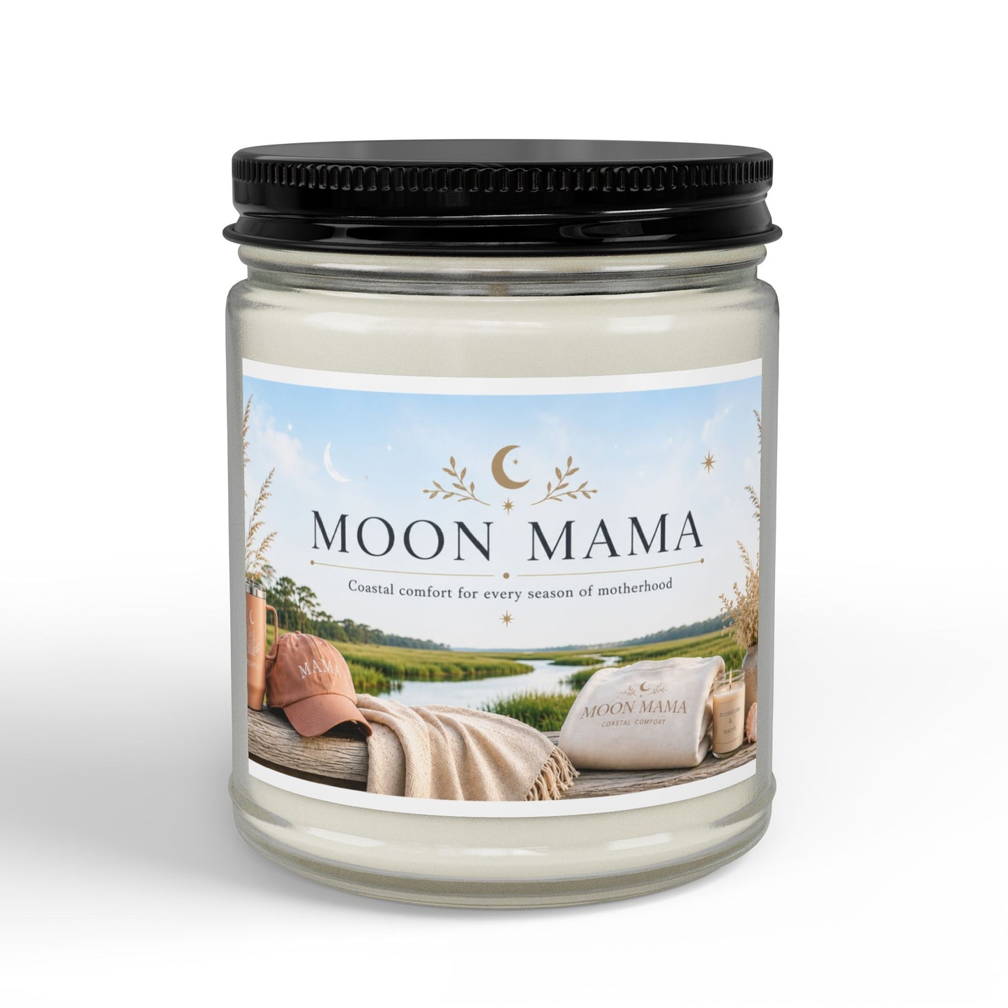 Moon Mama Scented Soy Candle — Aromatherapy Candle (4oz & 9oz)