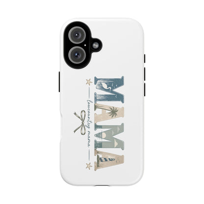 "Lowcountry Mama" Coastal Vibes Phone Case – Coastal Mom Marsh Style Phone Cover