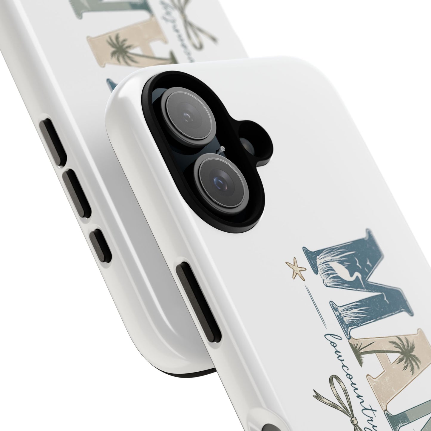 "Lowcountry Mama" Coastal Vibes Phone Case – Coastal Mom Marsh Style Phone Cover