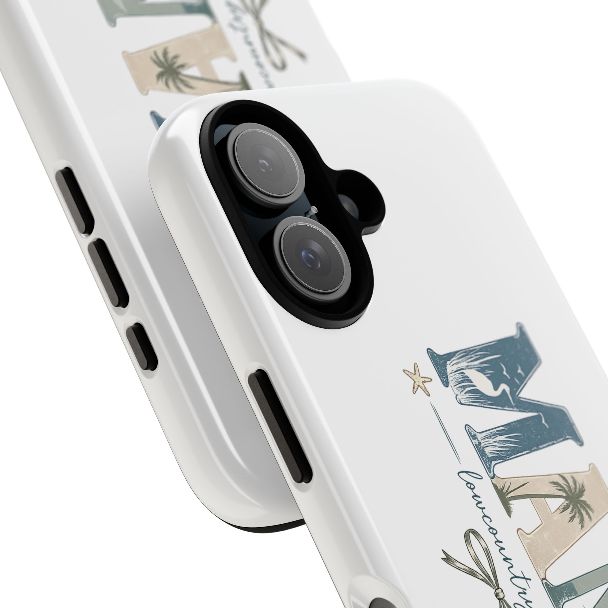 "Lowcountry Mama" Coastal Vibes Phone Case – Coastal Mom Marsh Style Phone Cover