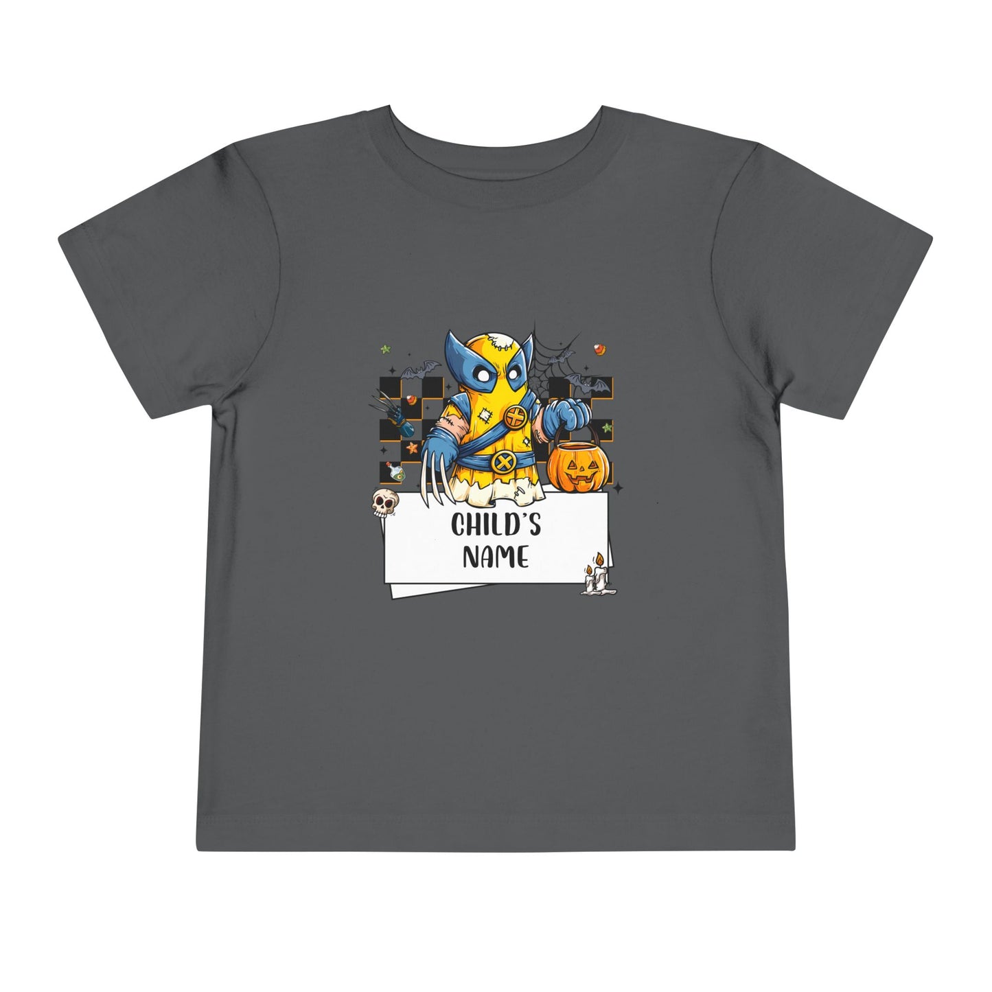 Customizable Wolverine Spooky Superhero Halloween Toddler Tee