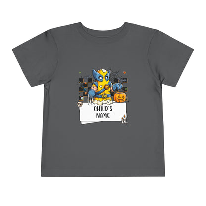 Customizable Wolverine Spooky Superhero Halloween Toddler Tee