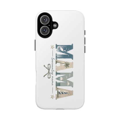 "Lowcountry Mama" Coastal Vibes Phone Case – Coastal Mom Marsh Style Phone Cover