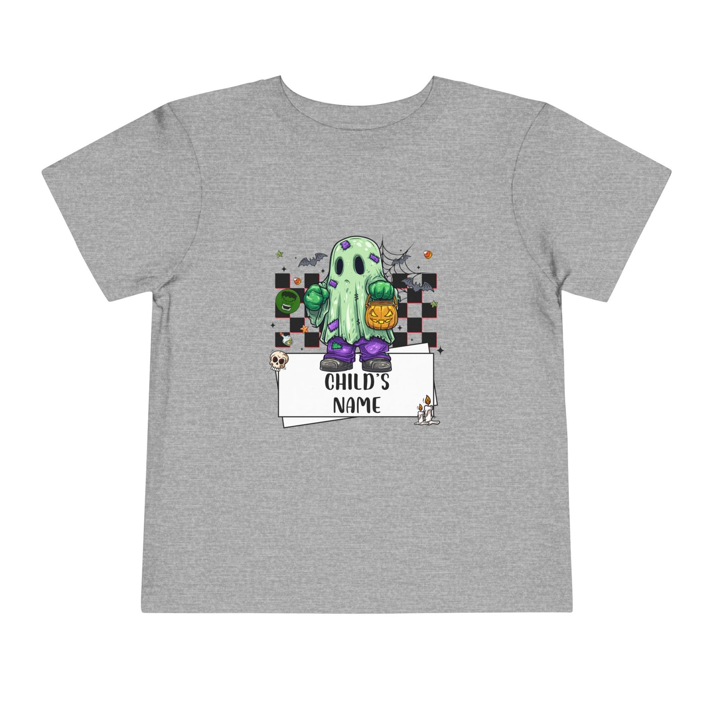 Customizable Hulk Spooky Superhero Halloween Toddler T-shirt