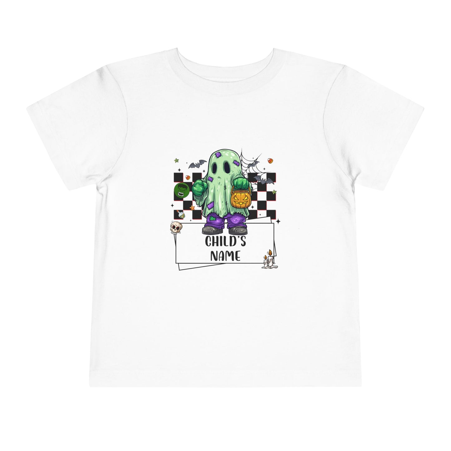 Customizable Hulk Spooky Superhero Halloween Toddler T-shirt