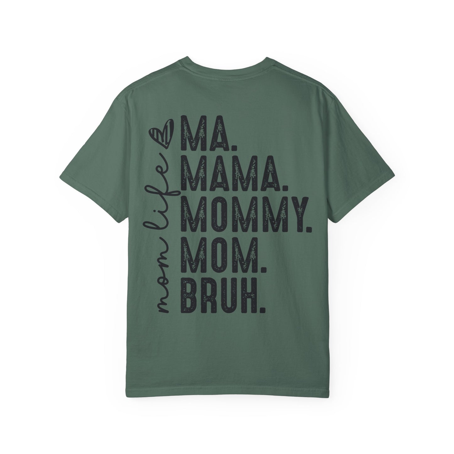 BRUH. T‑Shirt — “formerly known as mom” Funny Graphic Tee Black Script