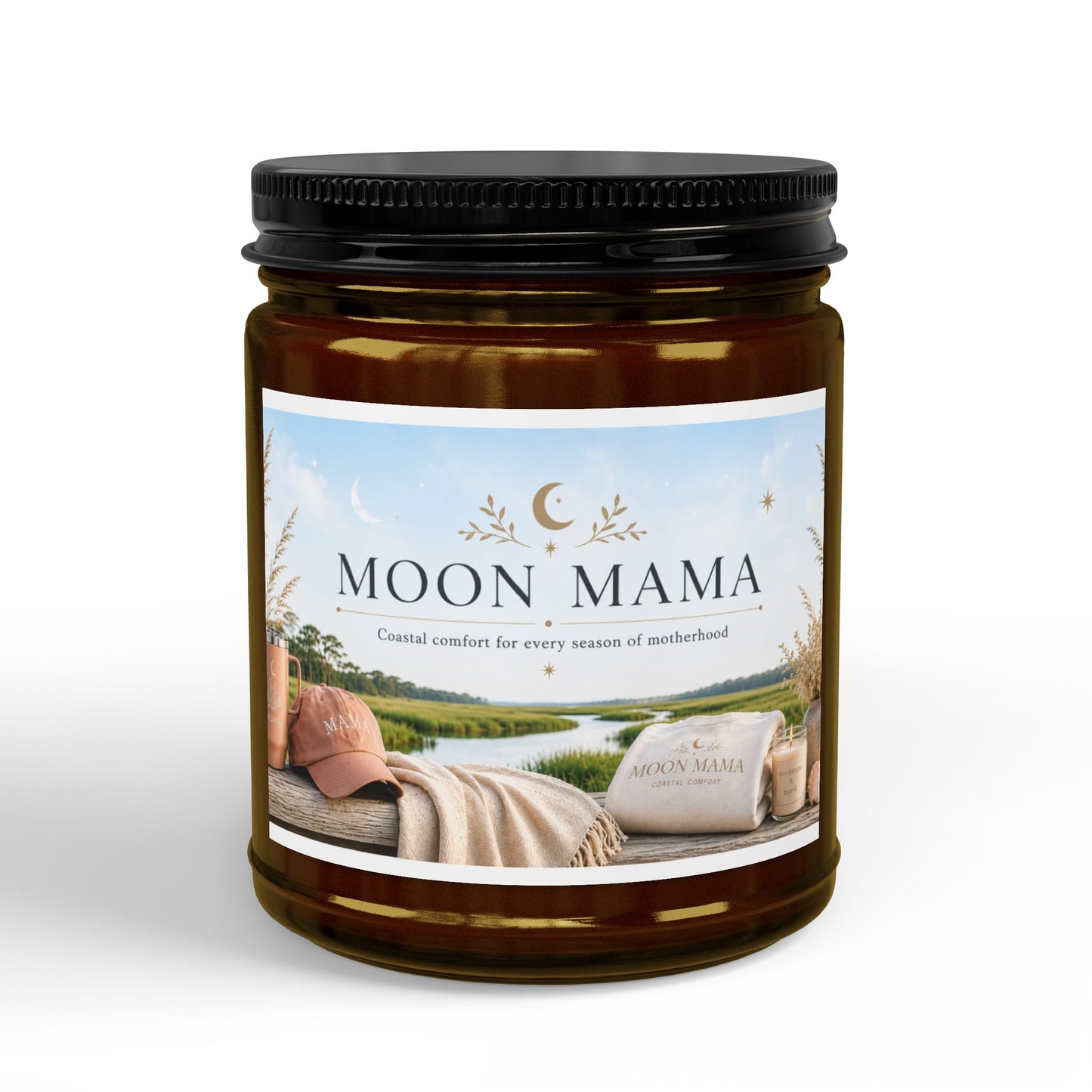 Moon Mama Scented Soy Candle — Aromatherapy Candle (4oz & 9oz)