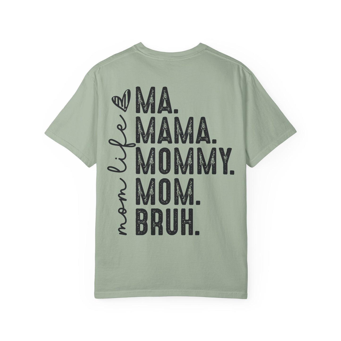 BRUH. T‑Shirt — “formerly known as mom” Funny Graphic Tee Black Script